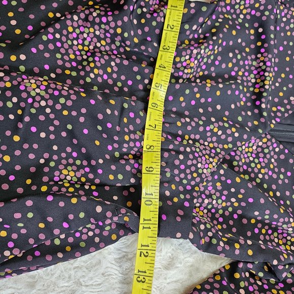 Kate Spade Women's Black and Disco Dots V-Neck Cropped Jumpsuit Size: 00 - Picture 7 of 9